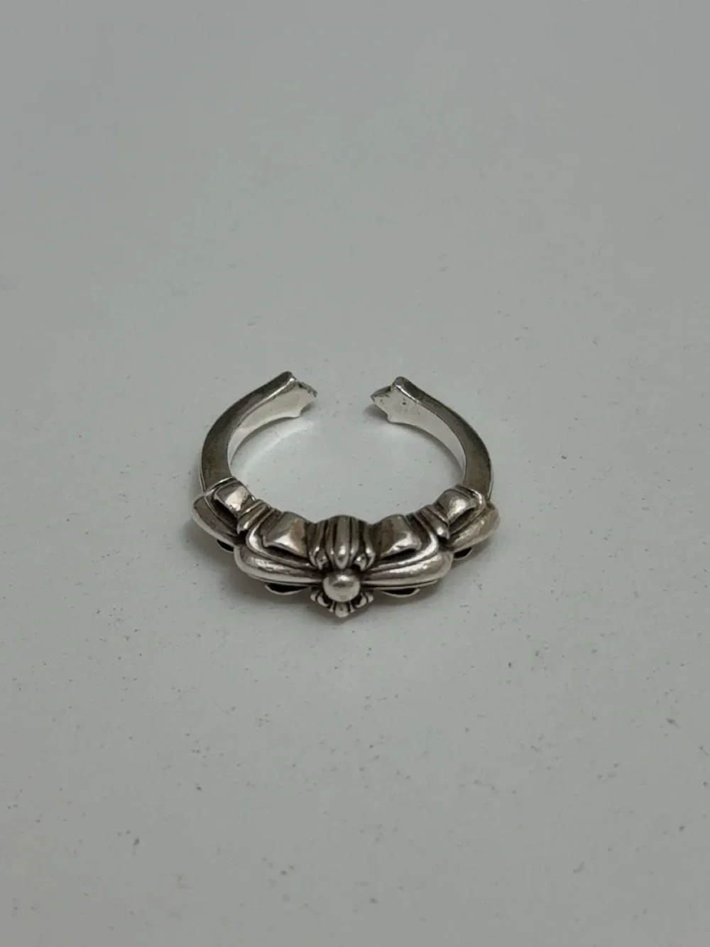 CHROME HEARTS BABY CLASSIC DOUBLE FLORAL RING